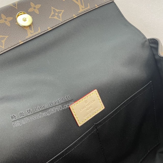 Lv路易威登2023專櫃新款CLUNY手袋 LV提花肩帶老花手提女包 M46053 ydh5019